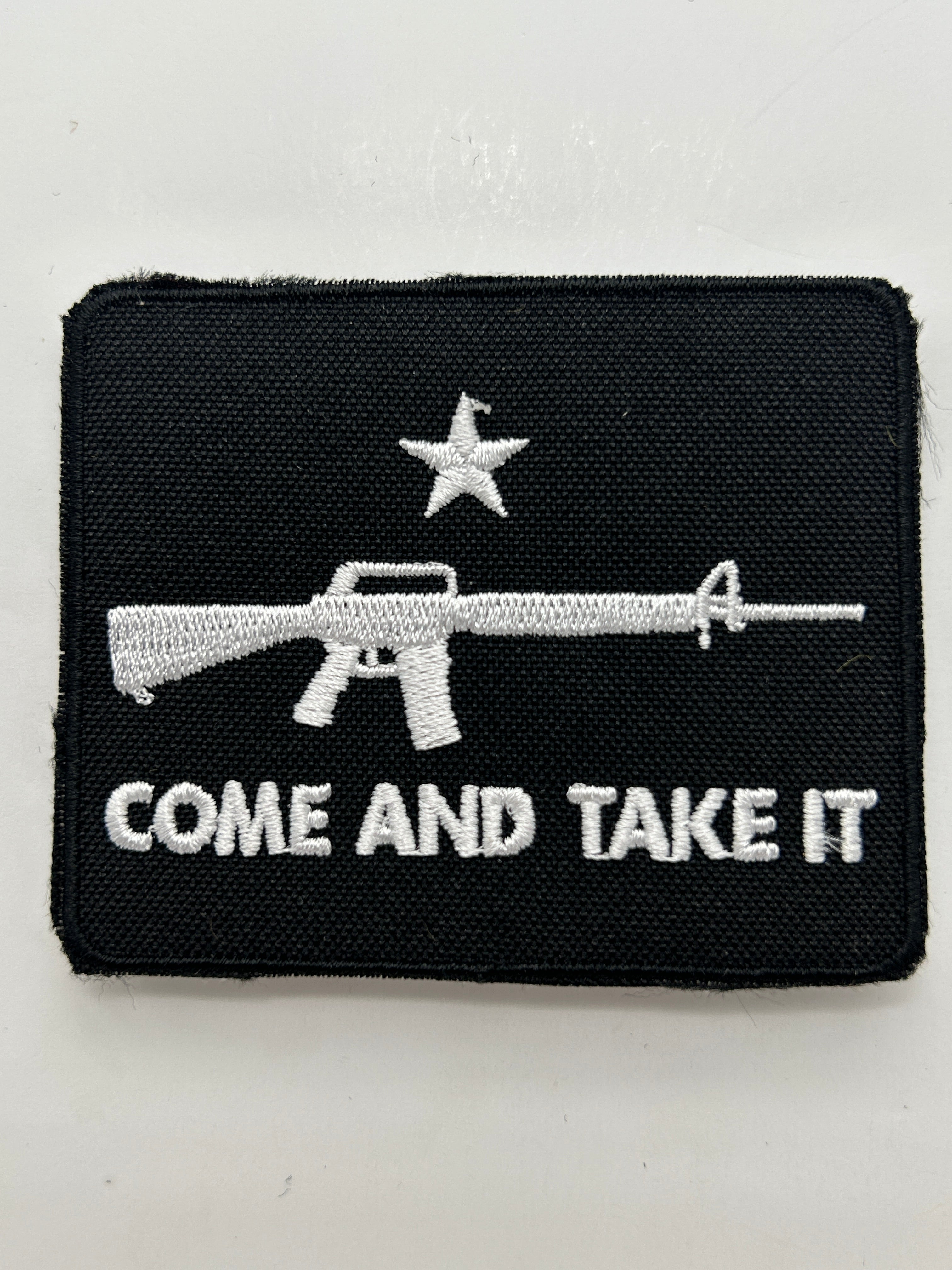 US Veteran Favorites "Come and Take it" Black Patch | Military Hats & Pins