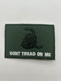 US Veteran Favorites "Don't thread on Me" Army Green Patch | Military Hats & Pins