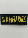 US Veteran Favorites "Old Men Rule" Black Patch | Military Hats & Pins
