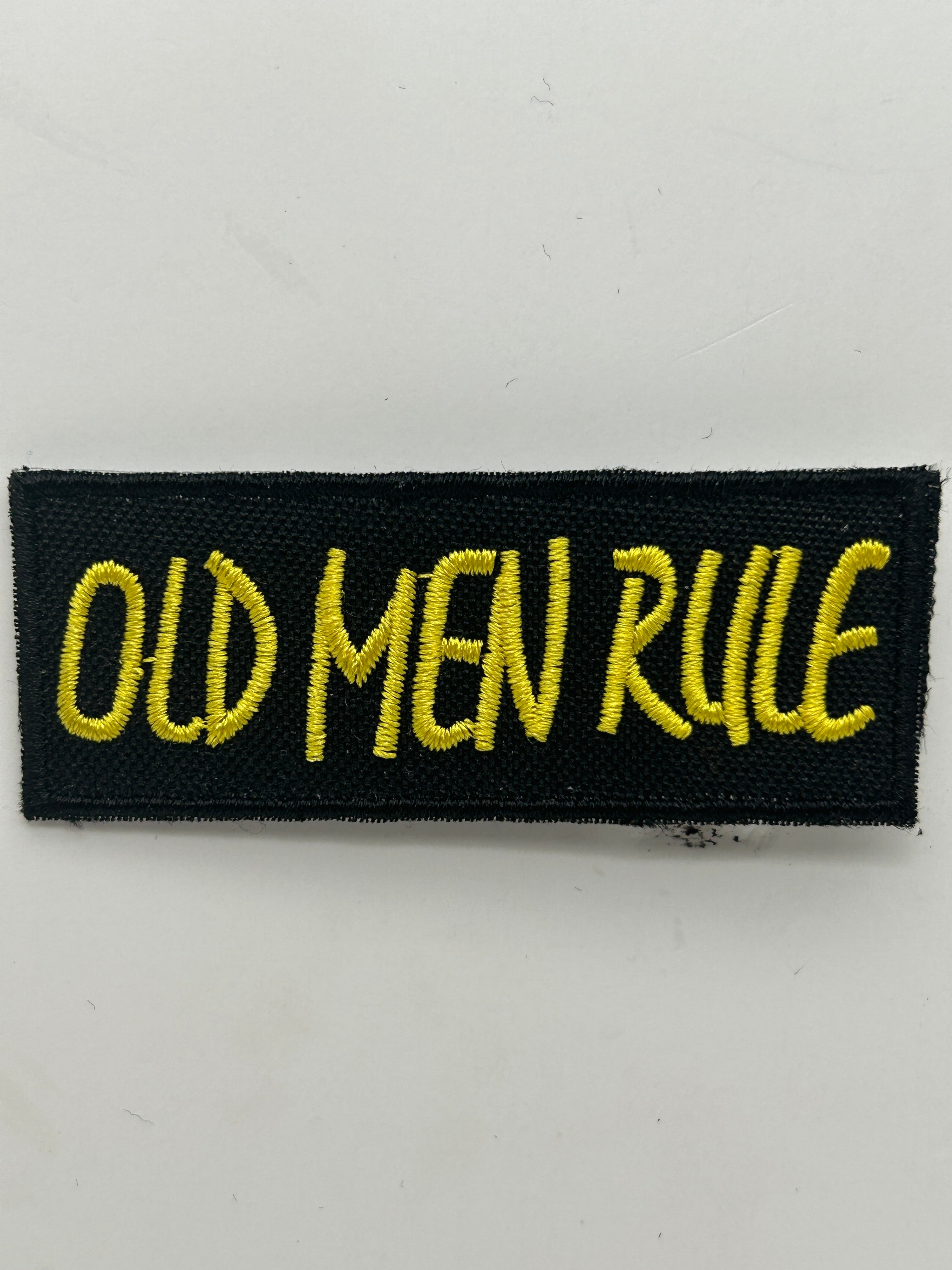 US Veteran Favorites "Old Men Rule" Black Patch | Military Hats & Pins