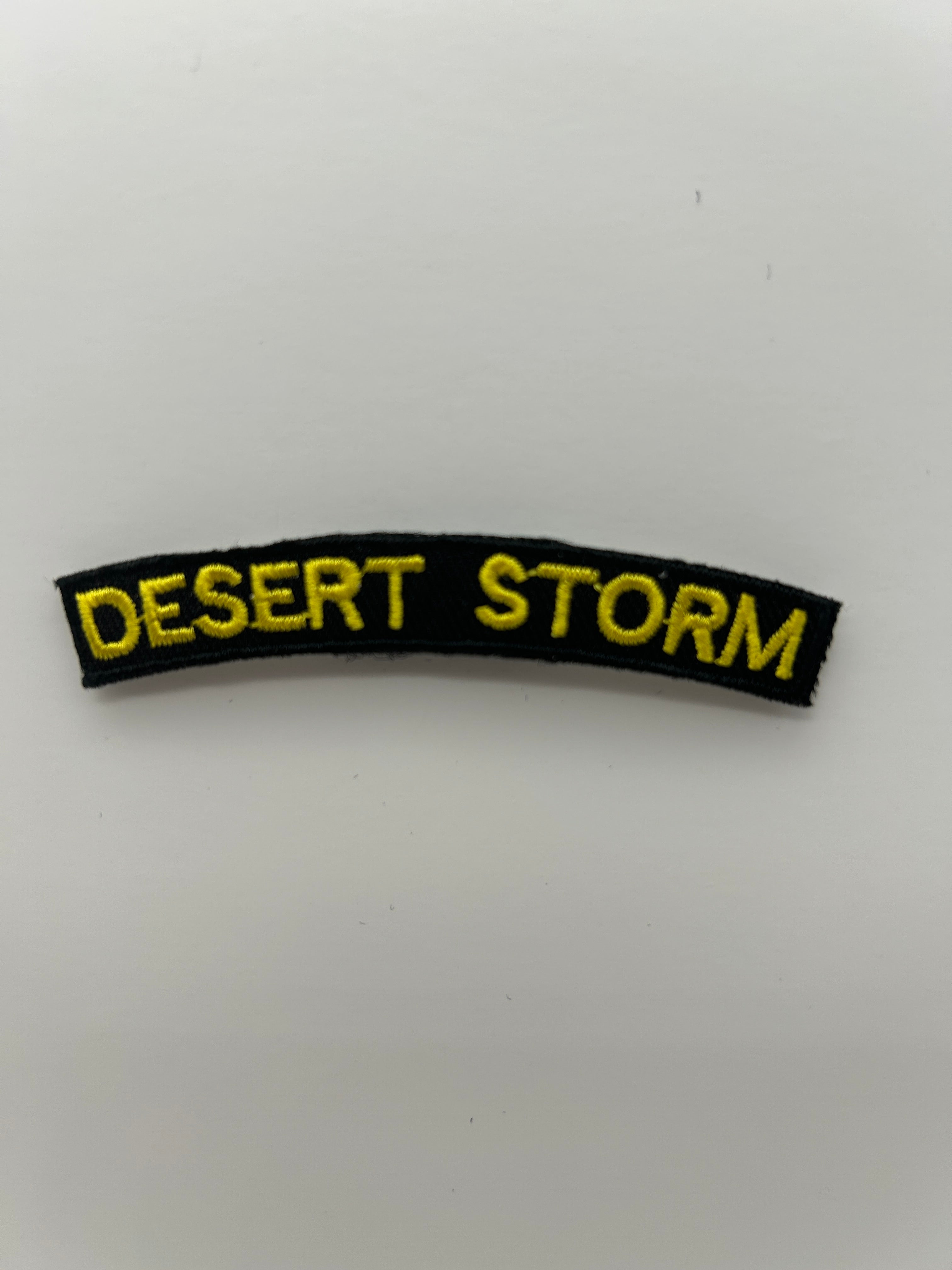 Military Patches: Tabs & Tiny Logo | DESERT STORM ARCH