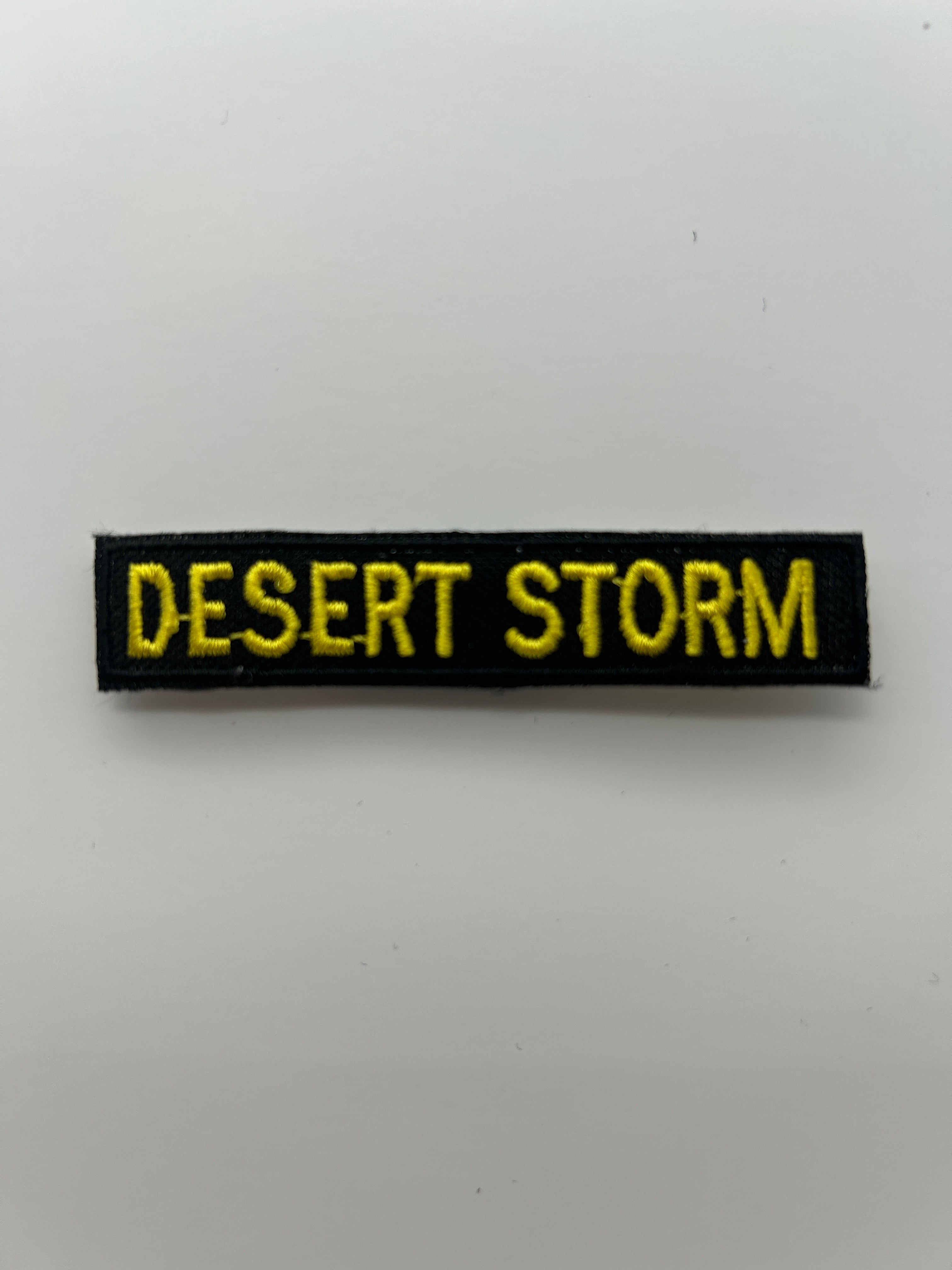 Military Patches: Tabs & Tiny Logo | DESERT STORM
