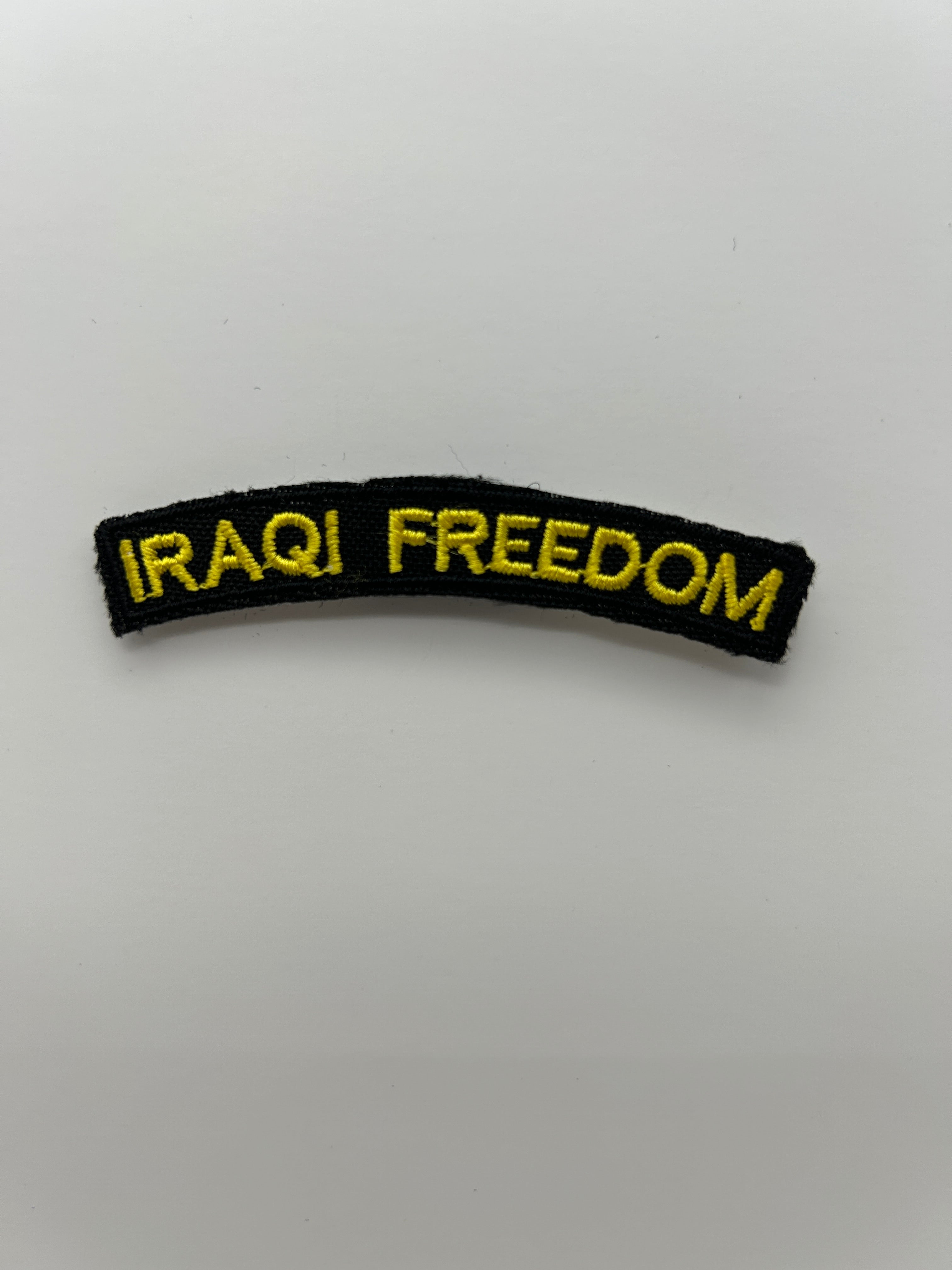 Military Patches: Tabs & Tiny Logo | IRAQI FREEDOM
