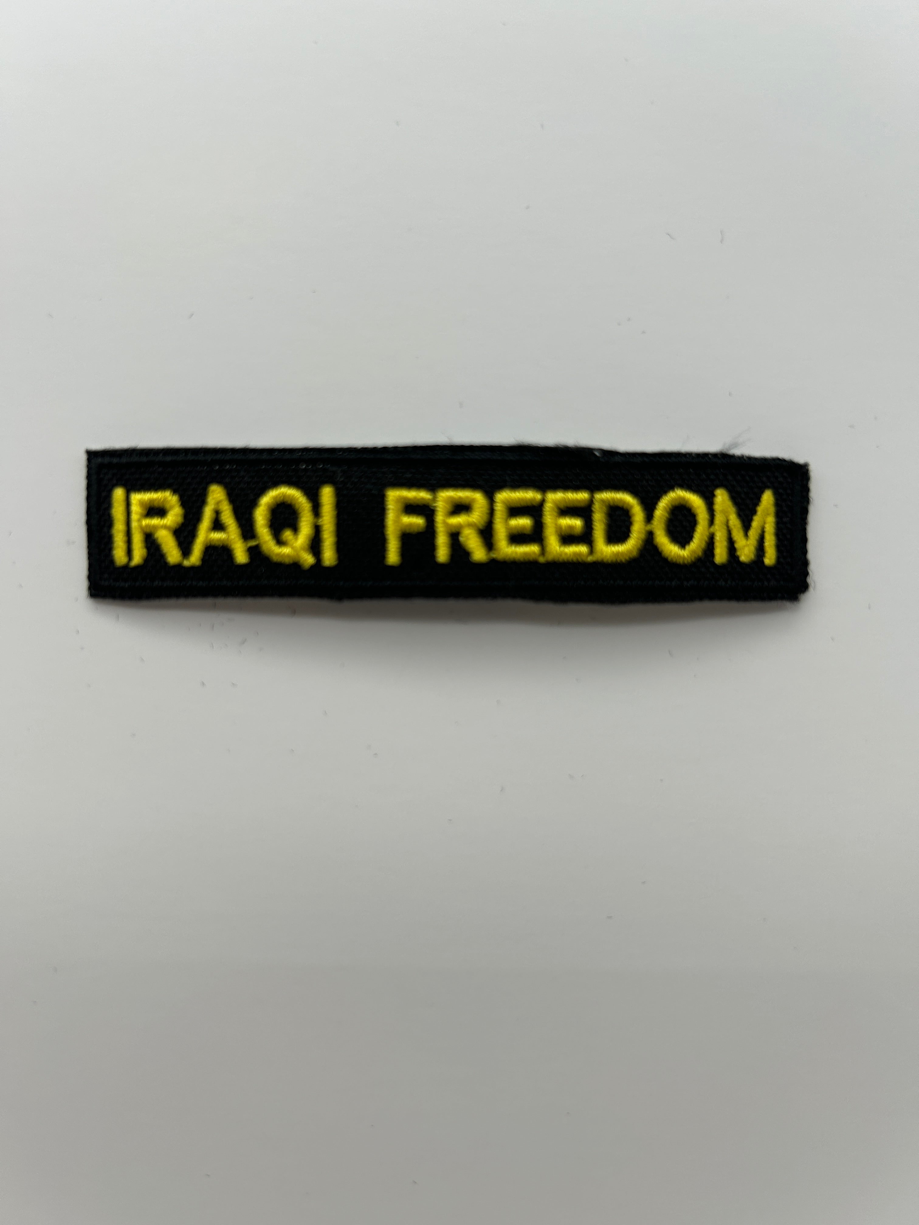 Military Patches: Tabs & Tiny Logo | IRAQI FREEDOM