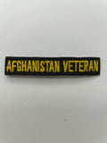 Military Patches: Tabs & Tiny Logo | AFGHANISTAN VETERAN