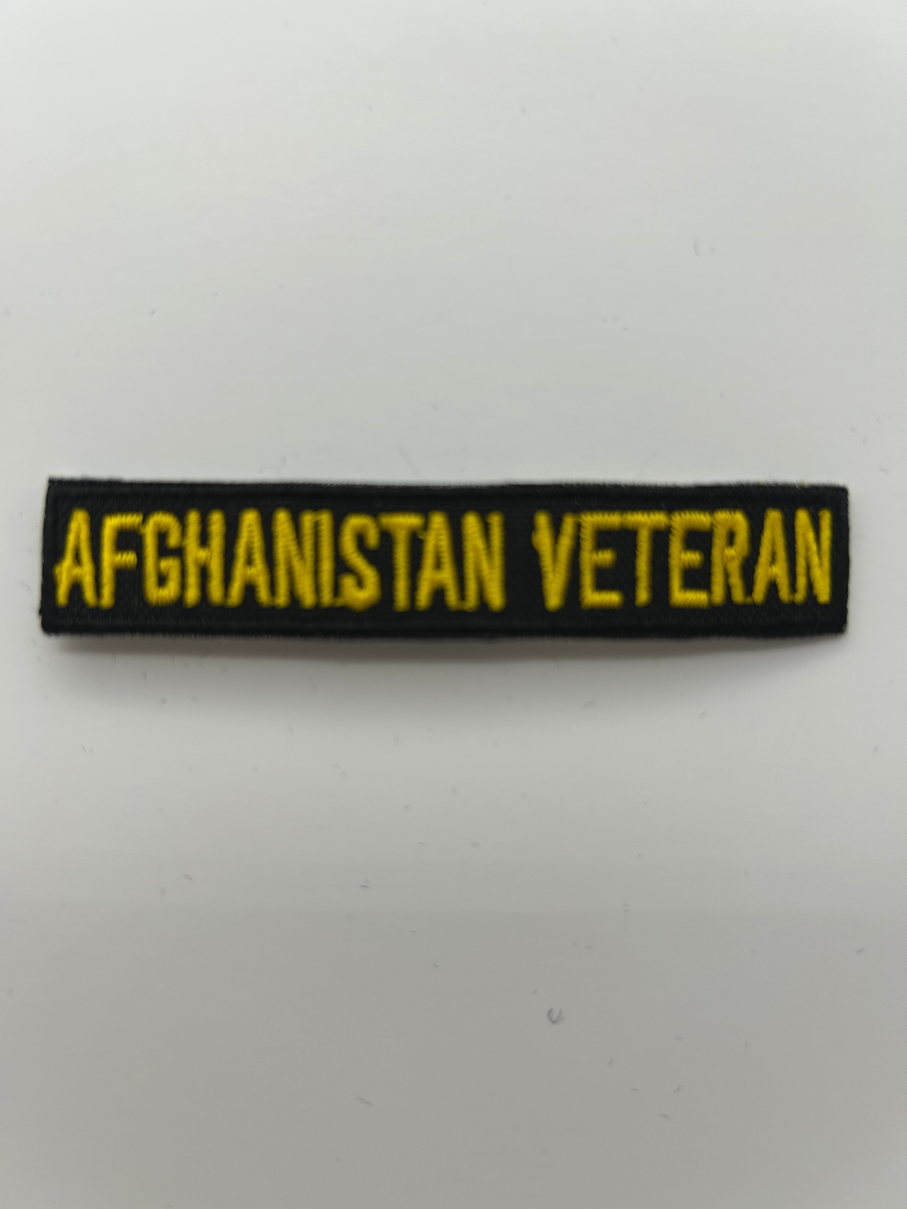 Military Patches: Tabs & Tiny Logo | AFGHANISTAN VETERAN