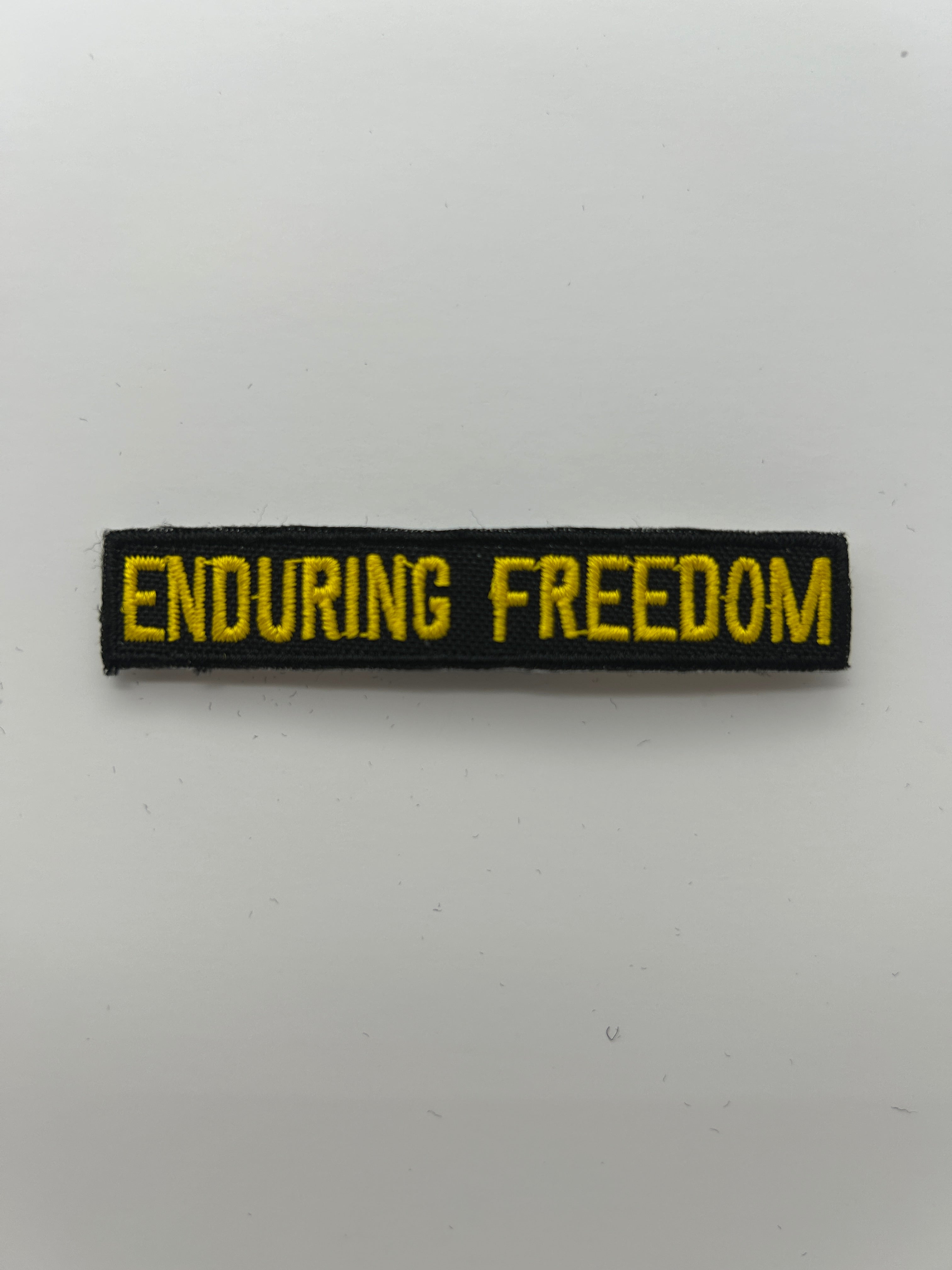 Military Patches: Tabs & Tiny Logo | ENDURING FREEDOM