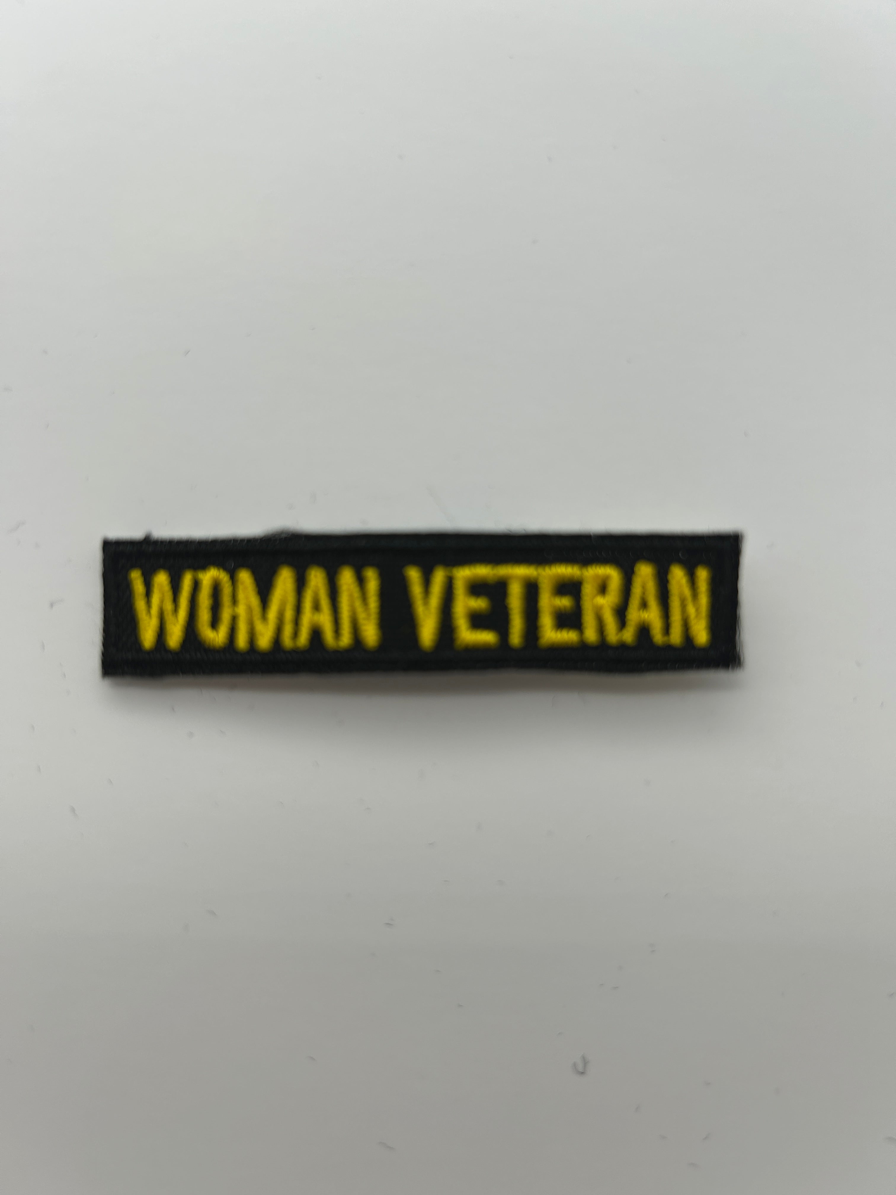 Military Patches: Tabs & Tiny Logo | WOMAN VETERAN