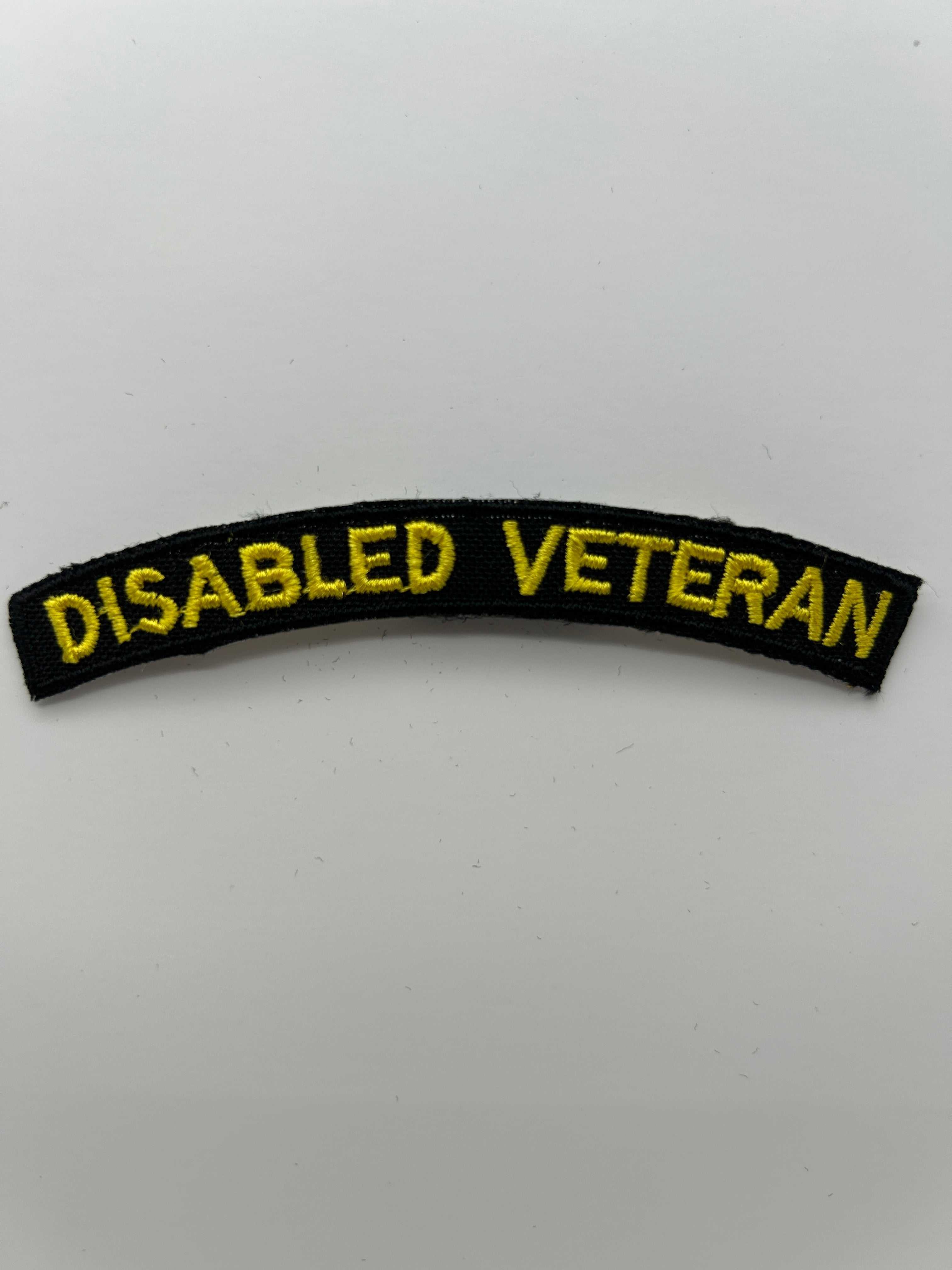 Military Patches: Tabs & Tiny Logo | DISABLED VETERAN