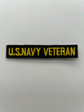 Military Patches: Tabs & Tiny Logo | US NAVY VETERAN