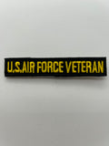 Military Patches: Tabs & Tiny Logo | US AIR FORCE VETERAN