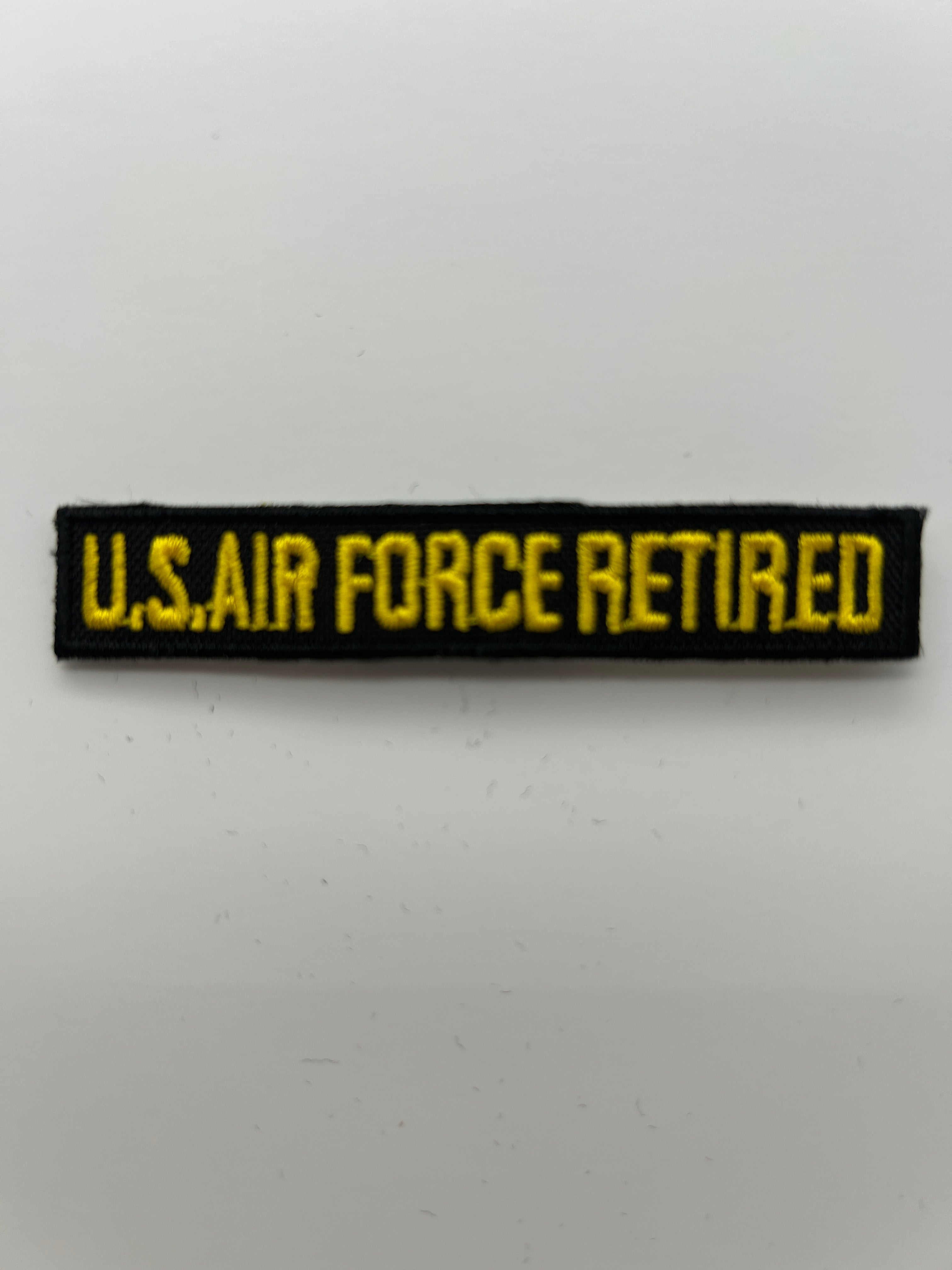 Military Patches: Tabs & Tiny Logo | US AIR FORCE RETIRED