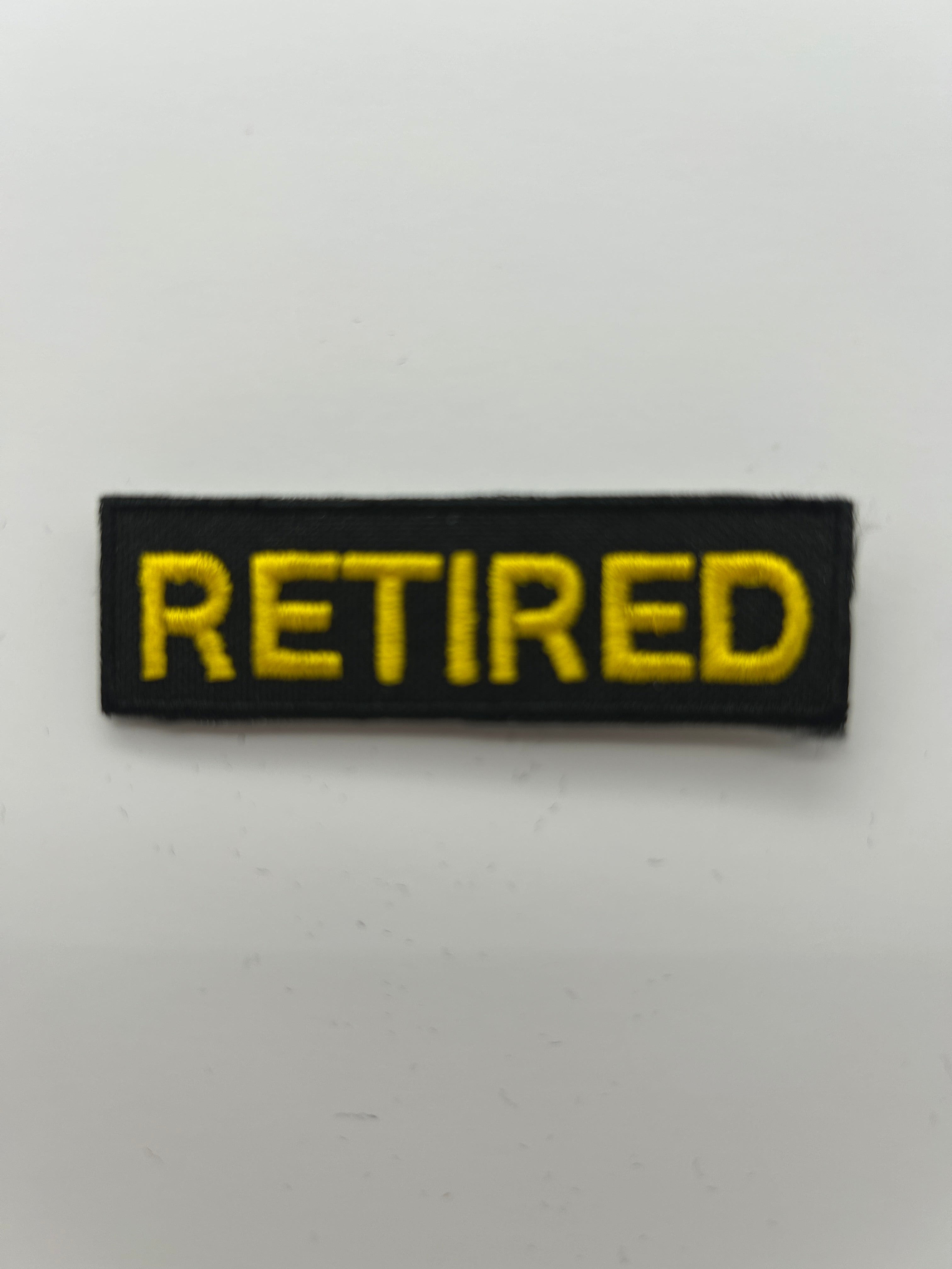 Military Patches: Tabs & Tiny Logo | RETIRED