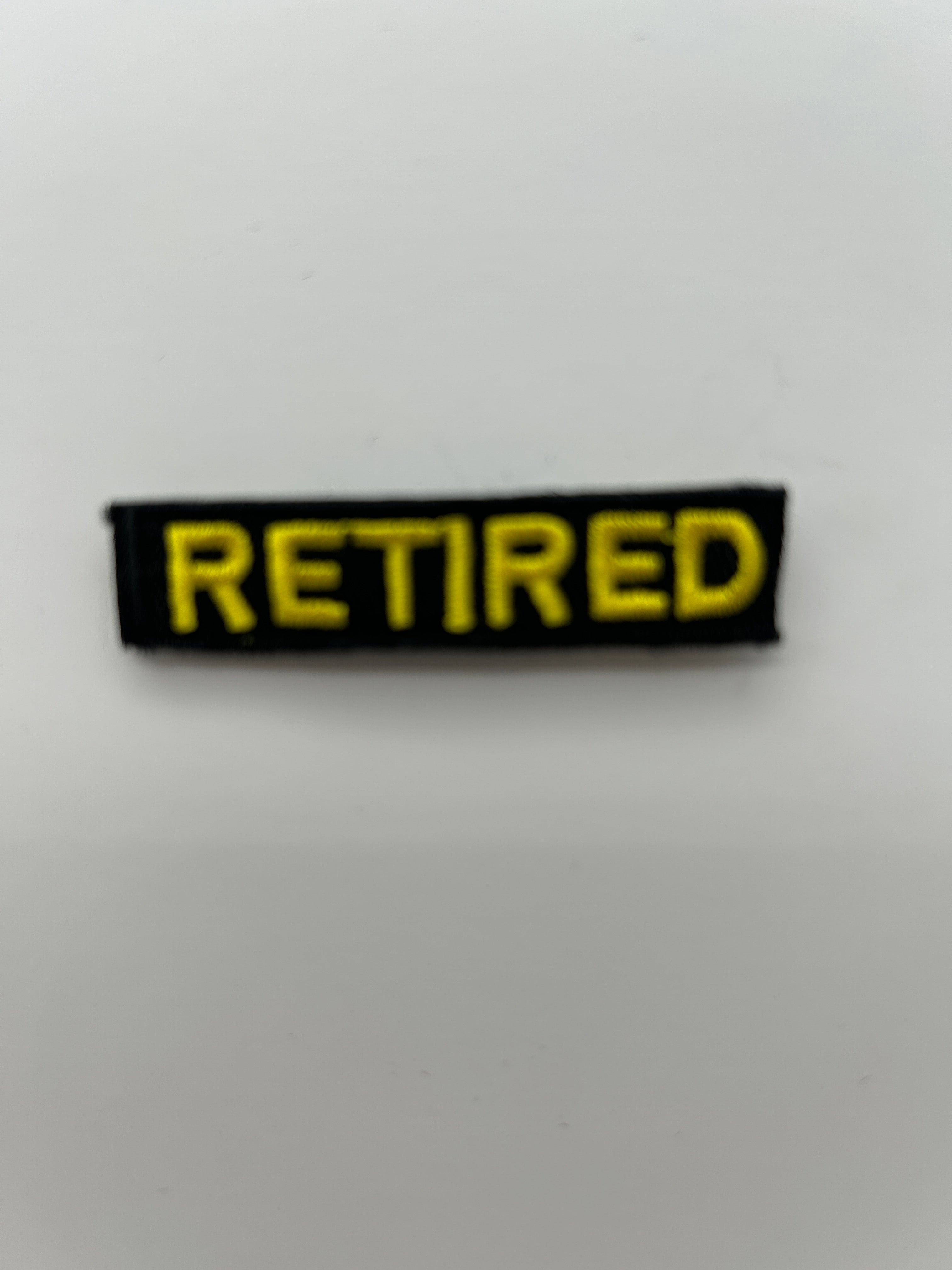 Military Patches: Tabs & Tiny Logo | RETIRED