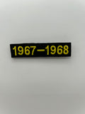 Military Patches: Tabs & Tiny Logo | 1967-1968