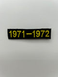 Military Patches: Tabs & Tiny Logo | 1971-1972