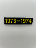 Military Patches: Tabs & Tiny Logo | 1973-1974