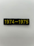 Military Patches: Tabs & Tiny Logo | 1974-1975