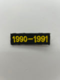 Military Patches: Tabs & Tiny Logo | 1990-1991