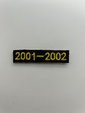 Military Patches: Tabs & Tiny Logo | 2001-2002