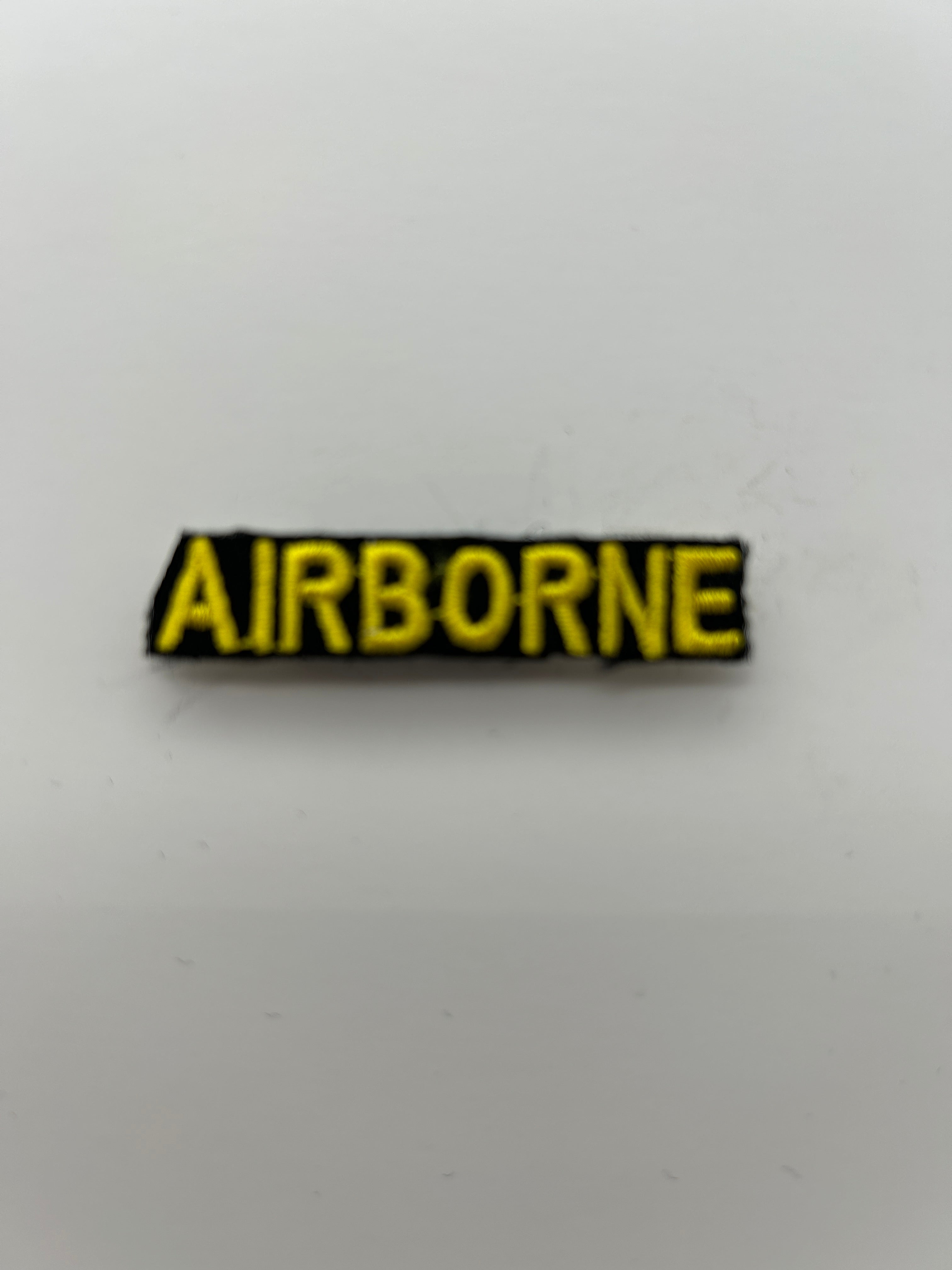 Military Patches: Tabs & Tiny Logo | AIRBORNE