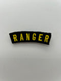 Military Patches: Tabs & Tiny Logo | RANGER CONDENSED TEXT