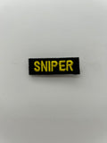 Military Patches: Tabs & Tiny Logo | SNIPER