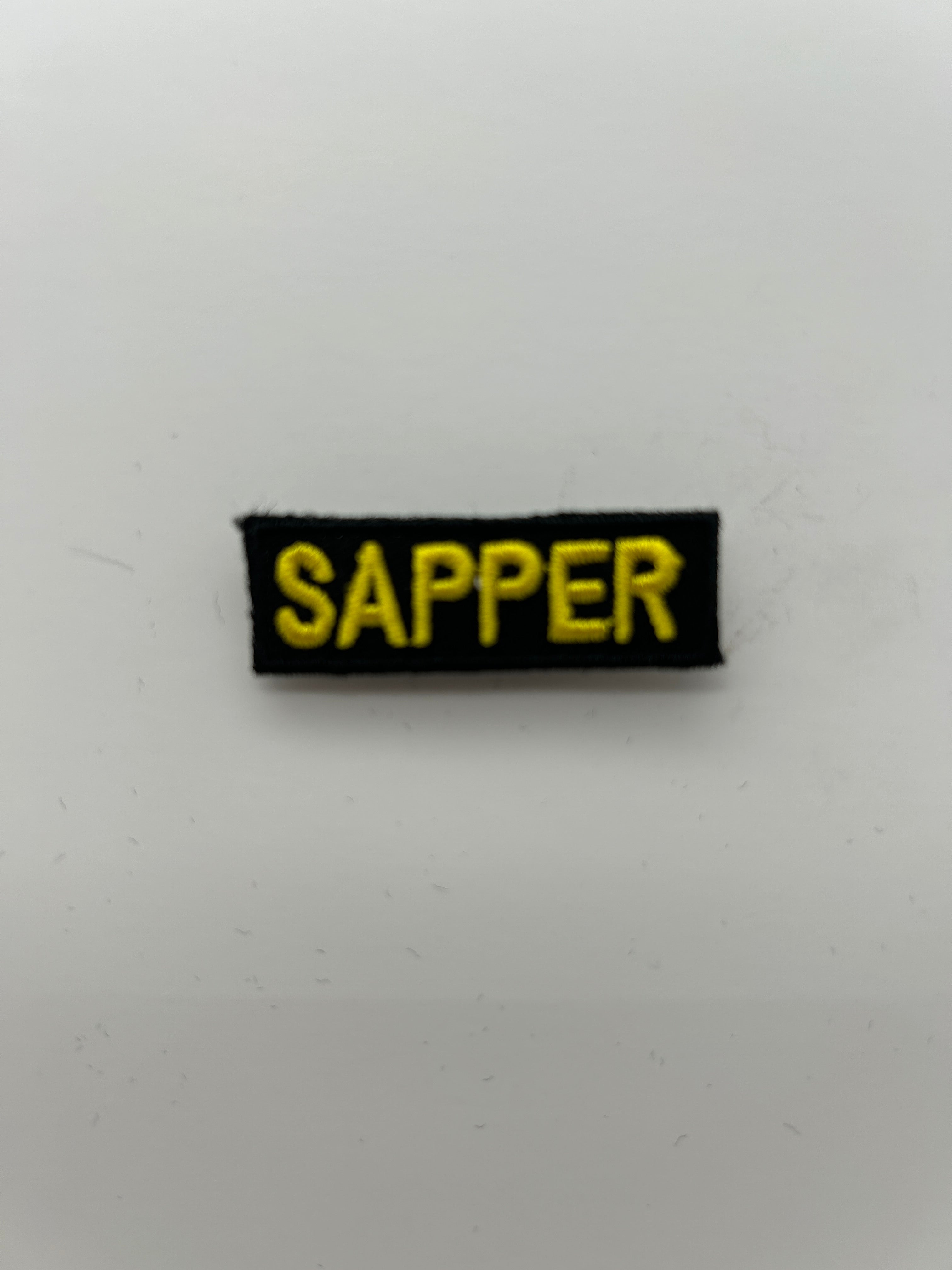 Military Patches: Tabs & Tiny Logo | SAPPER