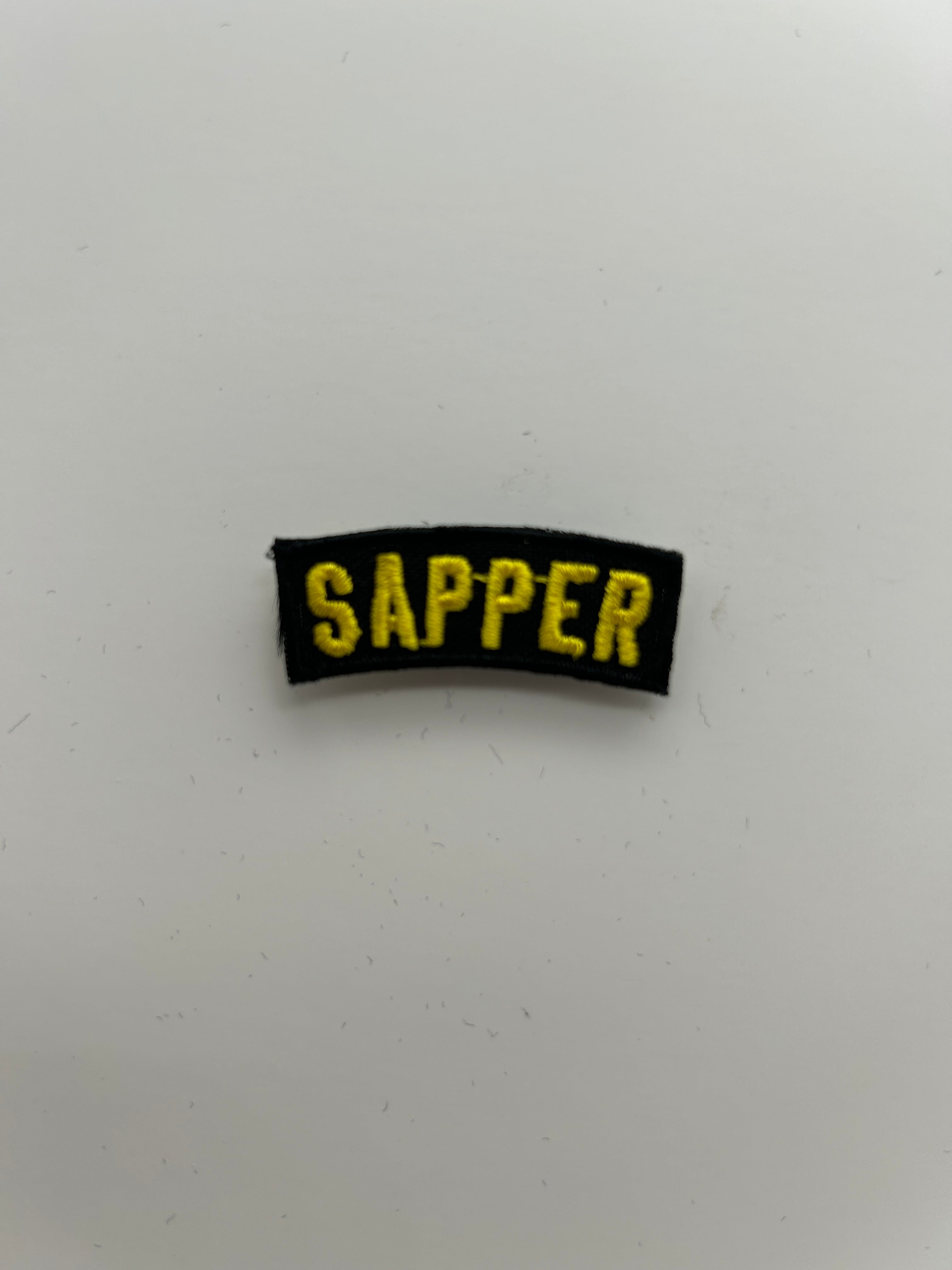 Military Patches: Tabs & Tiny Logo | SAPPER