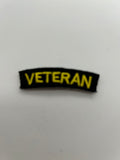 Military Patches: Tabs & Tiny Logo | VETERAN