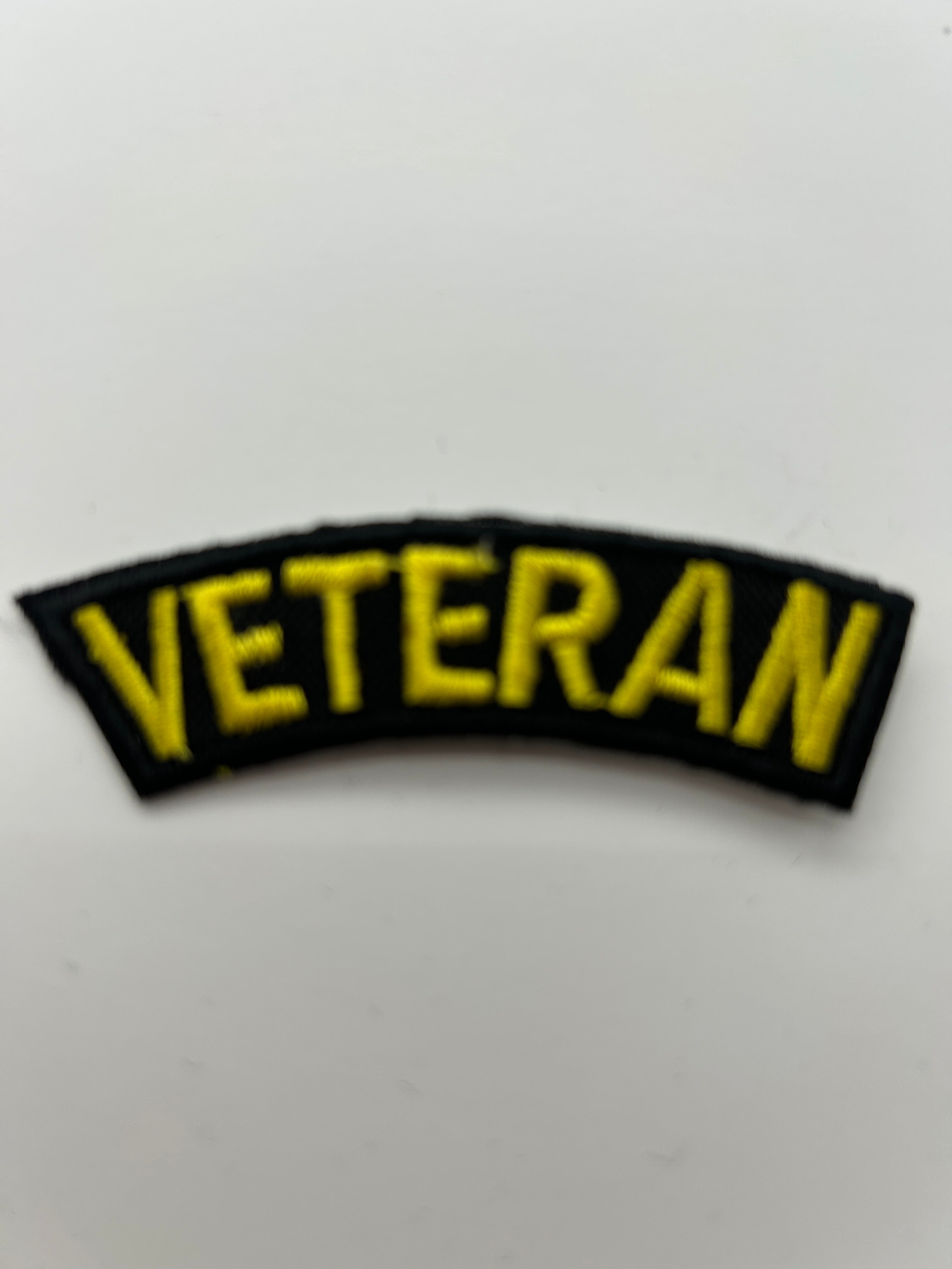 Military Patches: Tabs & Tiny Logo | VETERAN