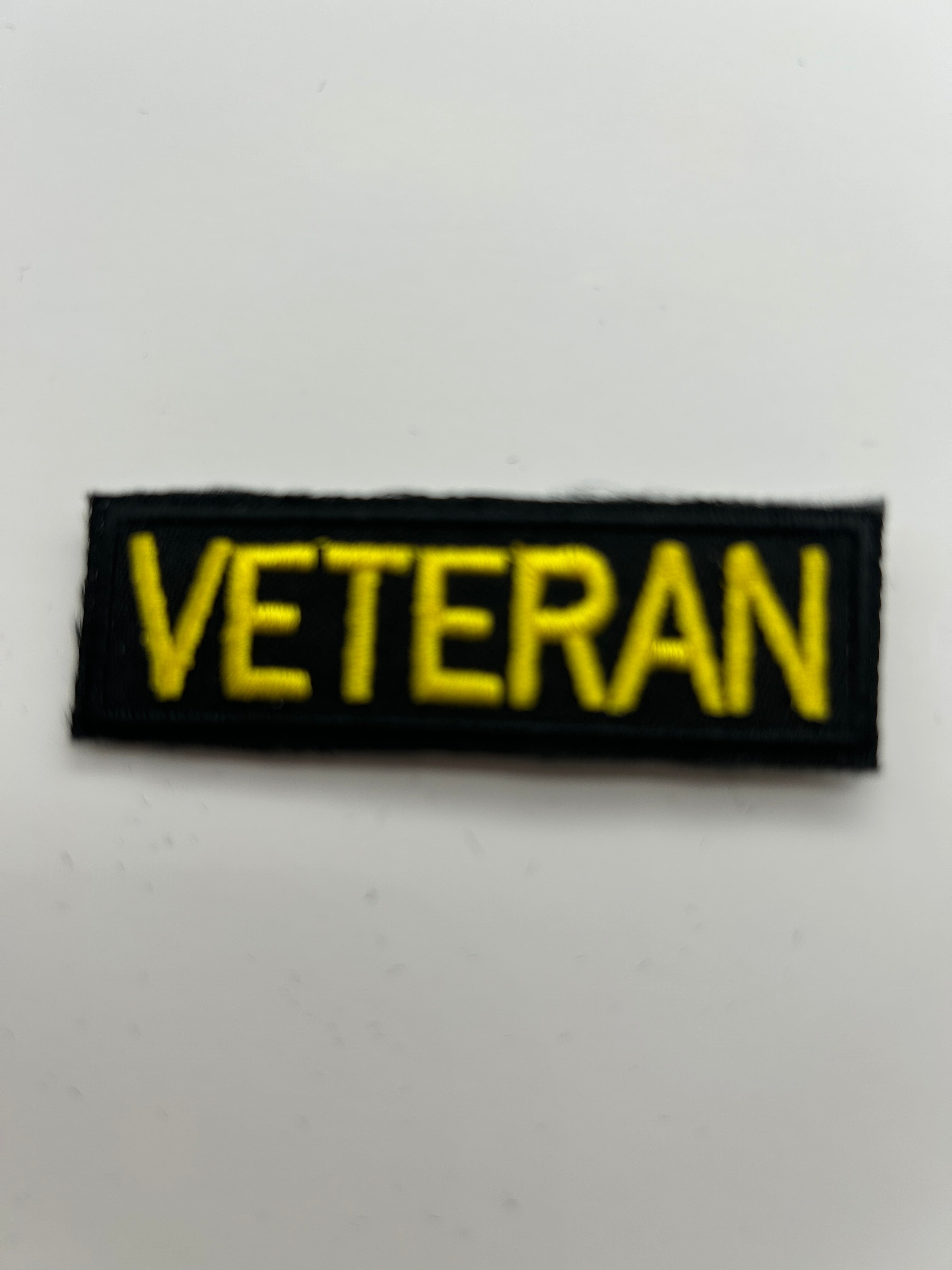 Military Patches: Tabs & Tiny Logo | VETERAN