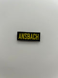 Military Patches: Tabs & Tiny Logo | ANSBACH