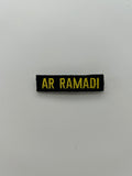 Military Patches: Tabs & Tiny Logo | AR RAMADI