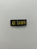Military Patches: Tabs & Tiny Logo | AD DAWR