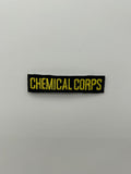 Military Patches: Tabs & Tiny Logo | CHEMICAL CORPS