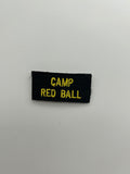 Military Patches: Tabs & Tiny Logo | CAMP RED BALL
