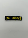 Military Patches: Tabs & Tiny Logo | DOG HANDLER