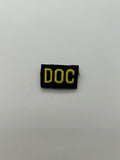 Military Patches: Tabs & Tiny Logo | DOC