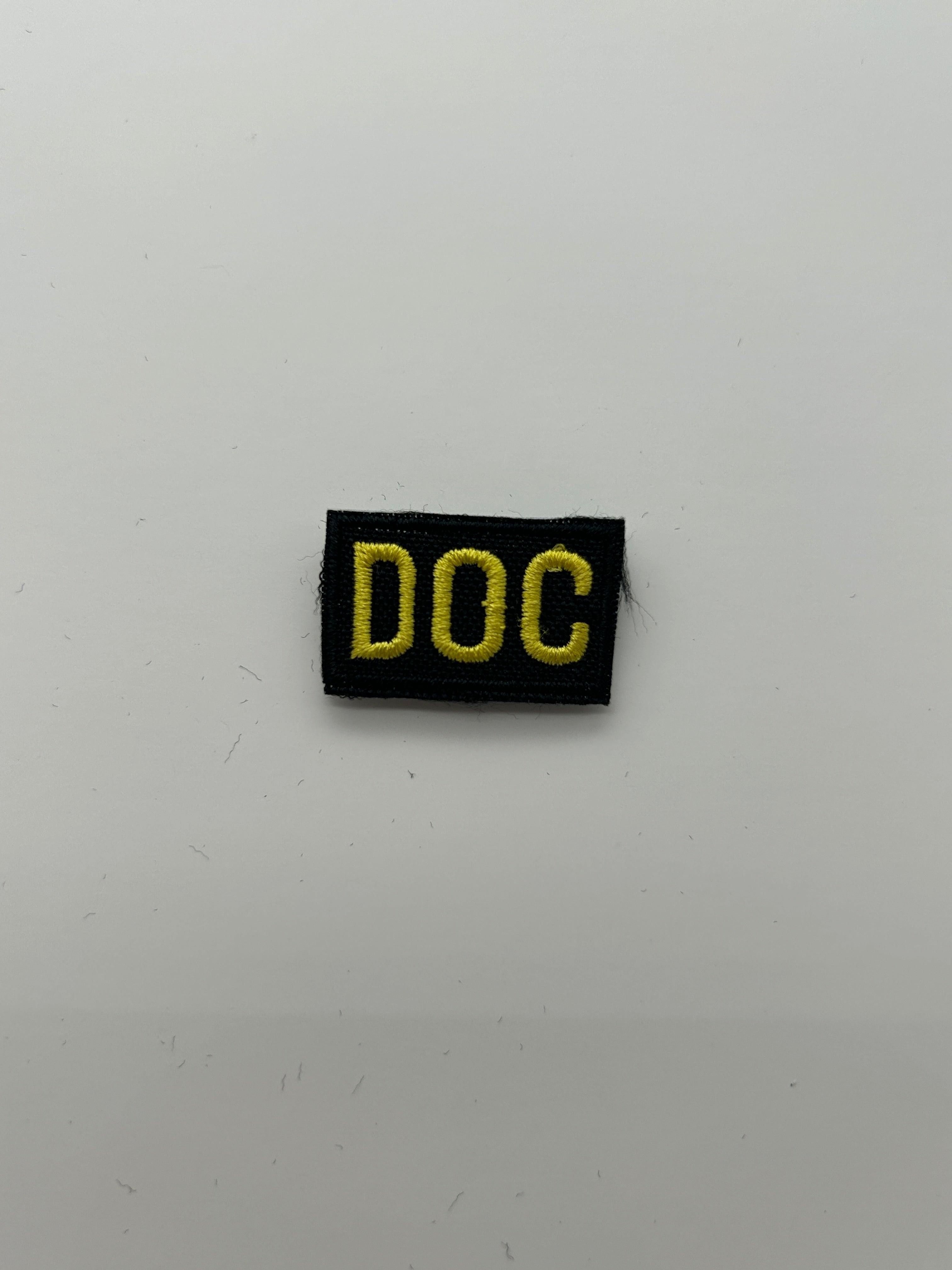 Military Patches: Tabs & Tiny Logo | DOC
