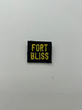 Military Patches: Tabs & Tiny Logo | FORT BLISS