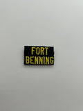 Military Patches: Tabs & Tiny Logo | FORT BENNING