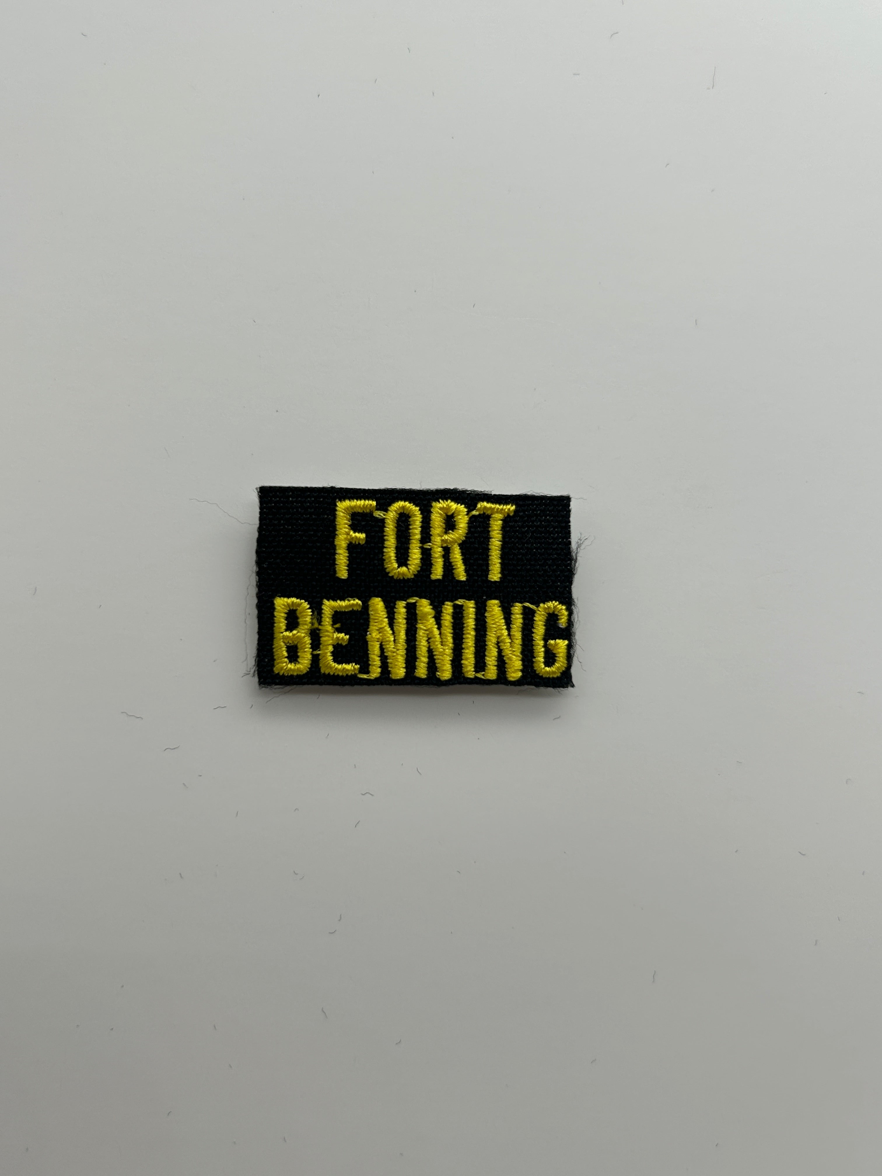 Military Patches: Tabs & Tiny Logo | FORT BENNING