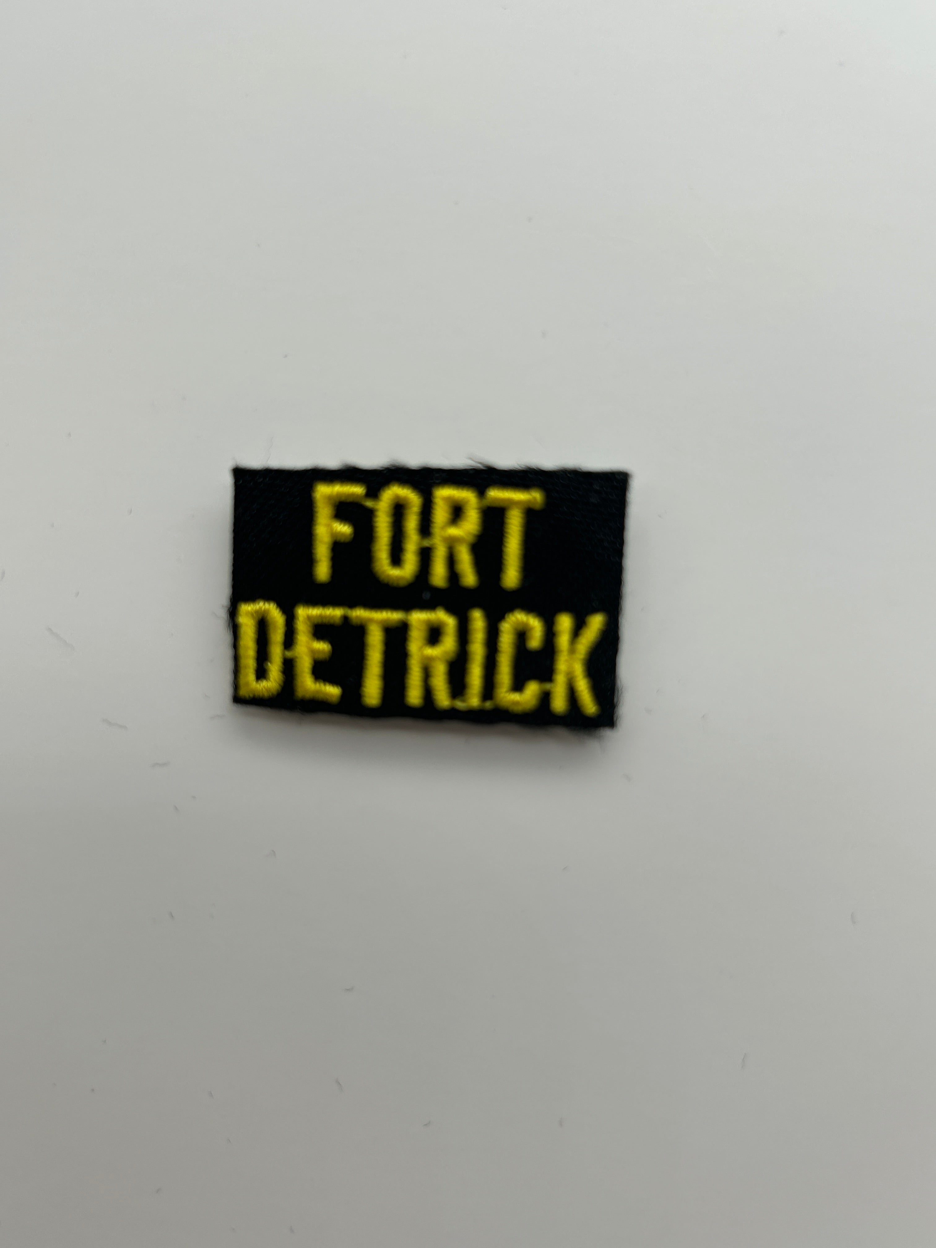 Military Patches: Tabs & Tiny Logo | FORT DETRICK