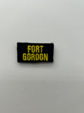 Military Patches: Tabs & Tiny Logo | FORT GORDON