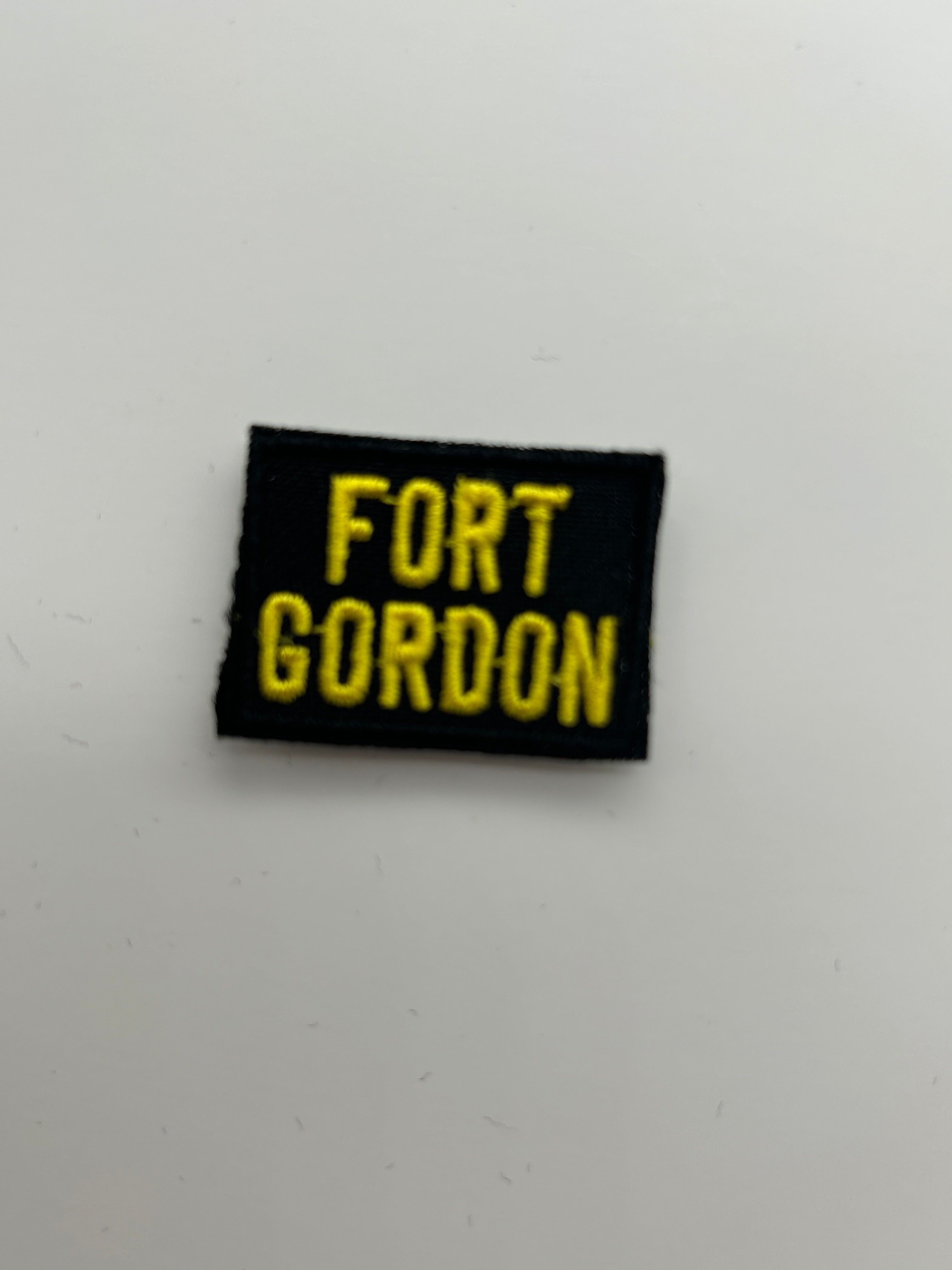Military Patches: Tabs & Tiny Logo | FORT GORDON