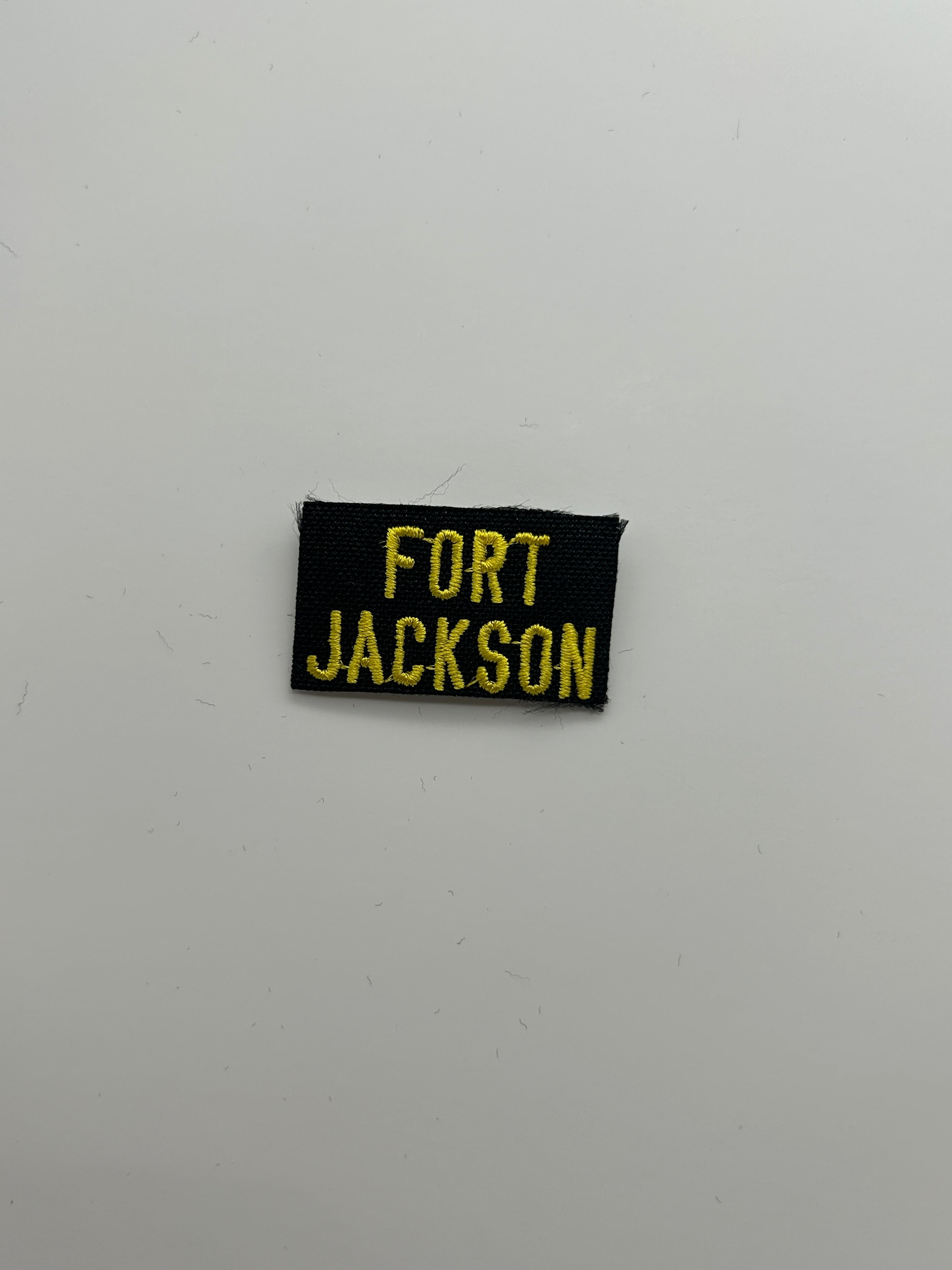 Military Patches: Tabs & Tiny Logo | FORT JACKSON