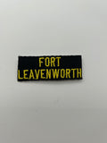 Military Patches: Tabs & Tiny Logo | FORT LEAVENWORTH
