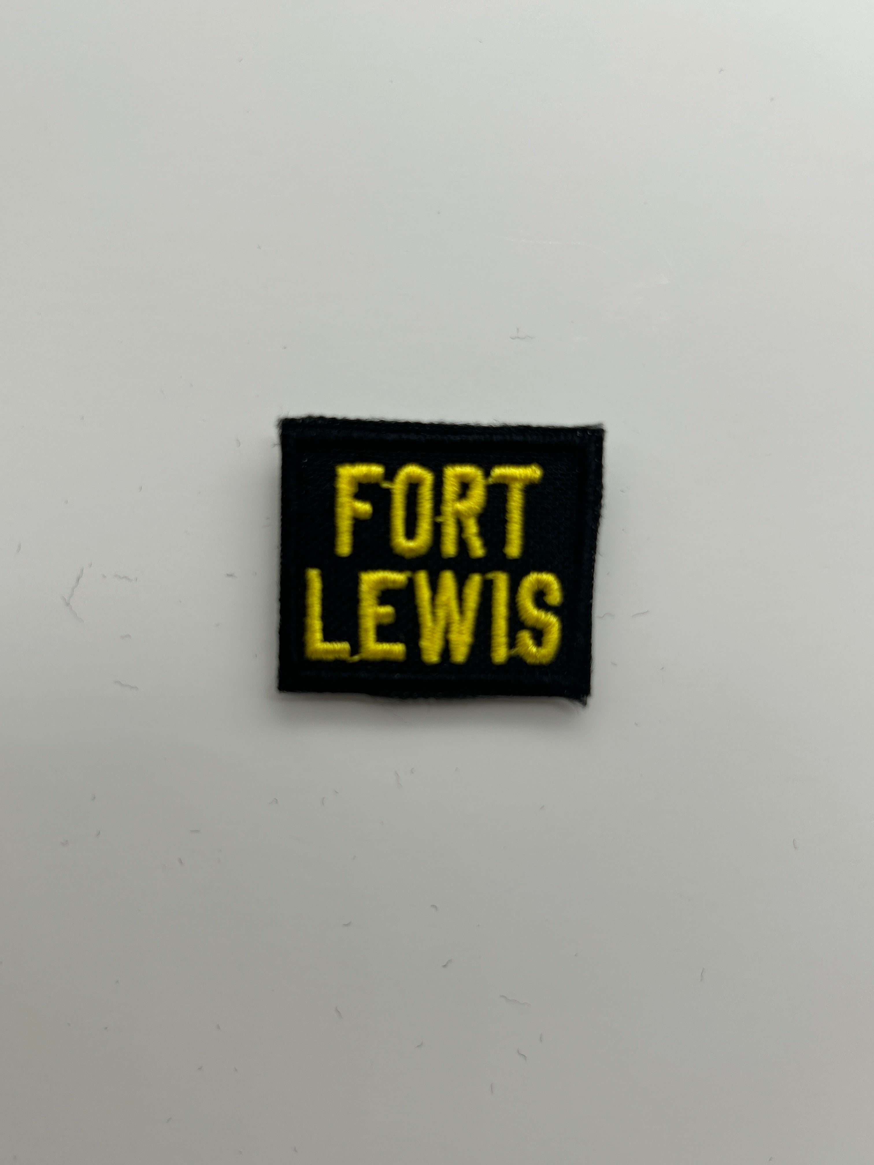 Military Patches: Tabs & Tiny Logo | FORT LEWIS
