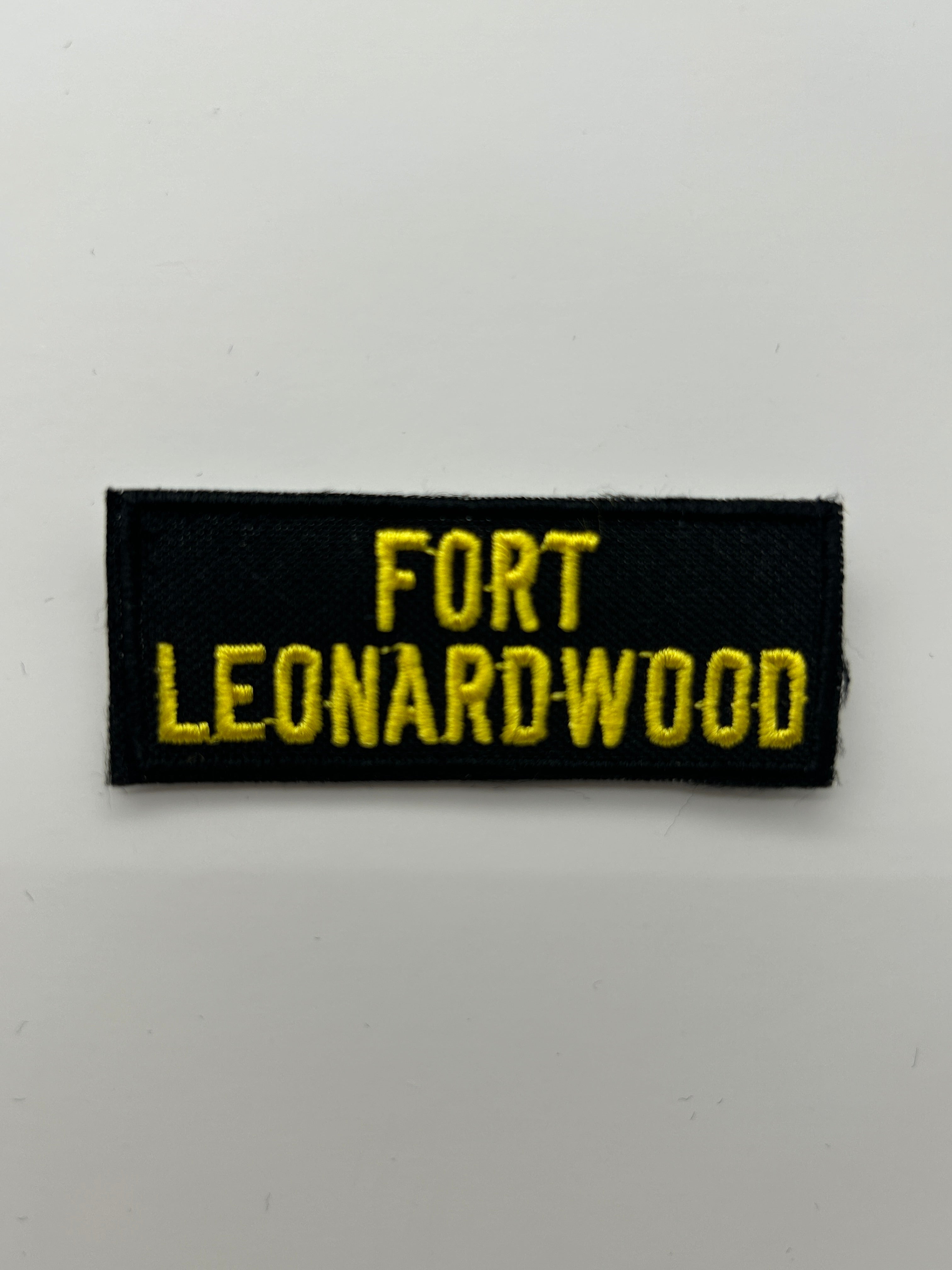 Military Patches: Tabs & Tiny Logo | FORT LEONARDWOOD